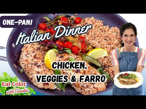 One-Pan Italian Chicken & Veggies | Easy Weeknight Dinner @eatcolor