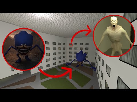 Garry's Mod: Shin Sonic Tapes VS Scp 096 In Liminal Hotel!