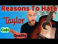 Why I HATE Taylor Guitars 600 Martin Vs 2000 Taylor Shocking Comparison