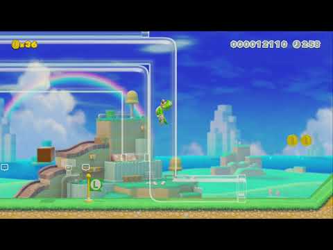 Slope-Slide Hill by *Joni* - Super Mario Maker 2 - No Commentary 1bu