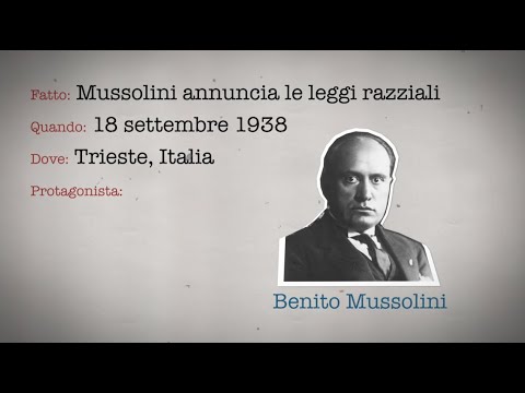 Accadde quel giorno (pt.6) - Mussolini annuncia le leggi razziali