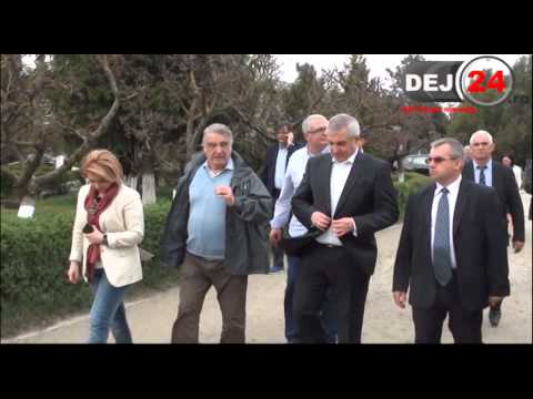 Calin Popescu Tariceanu in vizita la Muzeul de Locomotive Dej Triaj 17 apr 2015