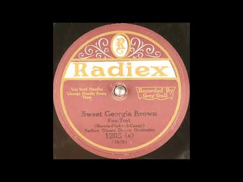 Nathan Glantz Dance Orchestra - Sweet Georgia Brown (1925)