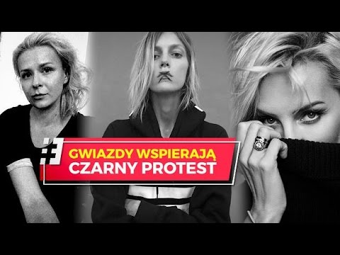 Czarny Protest. Gwiazdy dołączają do strajku