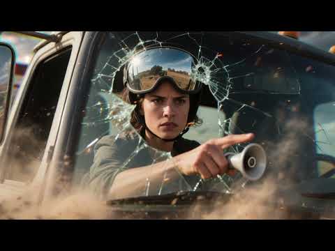 Sie war nur Fahrerin – dann fuhr sie durch 50 Gegner hindurch