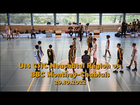 U14 CSJC Neuchâtel Région vs BBC Monthey-Chablais