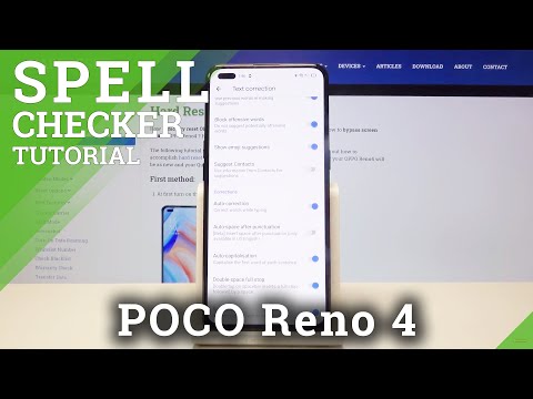 How to Activate Spell Checker in OPPO Reno 4 – Enter Keyboard Options
