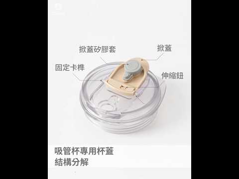 可拆式吸管杯專用杯蓋(OK蓋)|掀蓋拆裝教學
