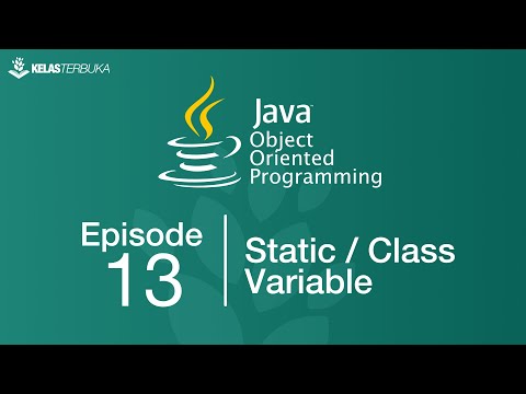 Belajar Java OOP 13 Static atau Class Attributes