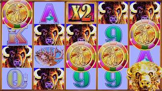 4 COINS on MAX BET with BIG WIN on Buffalo Gold Revolution