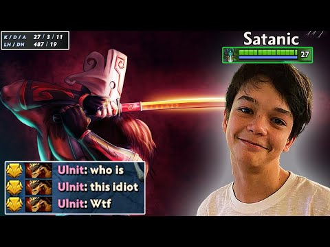 When SATANIC's Juggernaut Farms Enemy Instead of Creeps !