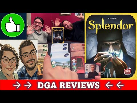 DGA Reviews Board Games: Splendor (Cozy Game Night)
