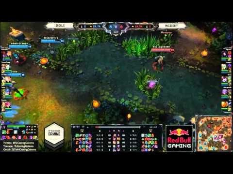 AHGL Google vs Microsoft Game 3 - Season 3 Week 10 (Quarter Finals) - League of Legends