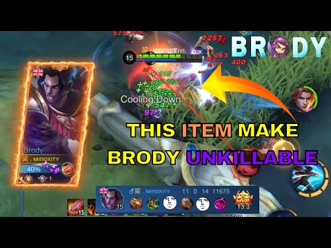BUY THIS TO MAKE BRODY UNKILLABLE 👀| BRODY JUNGLE | BRODY MLBB GAMEPLAY 2021 | MOBILE LEGENDS