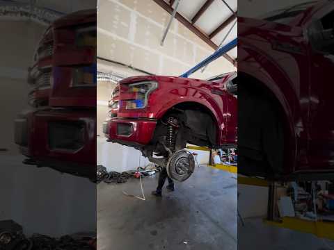 New PowerStop Drilled and Slotted Rotors & Ceramic Brakes #liftedtrucks #f150