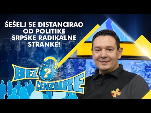 Nemanja Šarović - Šešelj se distancirao od politike Srpske radikalne stranke!