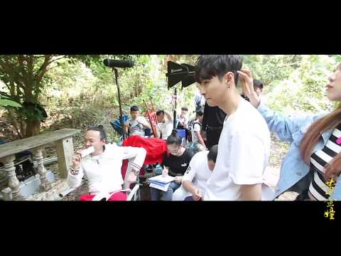 Cutie Yixing Gets His Hair Fixed While Waiting For His Scene 180601 The Golden Eyes Behind the Scene