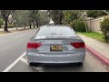 2014 RS5 Drive Off Exhaust Sound In Dynamic Mode Center Resonator Delete With An X Pipe