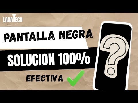 YOUR CELL PHONE STAYS ON A BLACK SCREEN!!! SOLUTION 2024😎