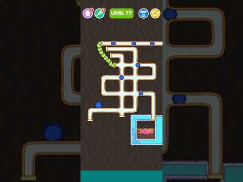 Save the fish part 2 level 77//waterpuzzle gameplay//pull the pin game//fishdome android game
