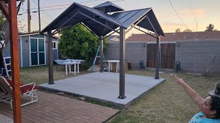 Broyhill Pembroke Hard Top Pavilion Gazebo review plus more tips pt2 purchased @biglots
