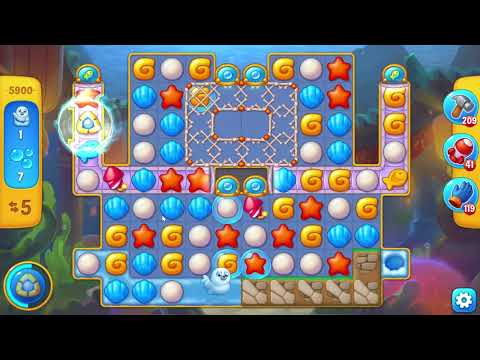 Fishdom 5900 Super Hard Level - 13 moves - NO BooSTERS