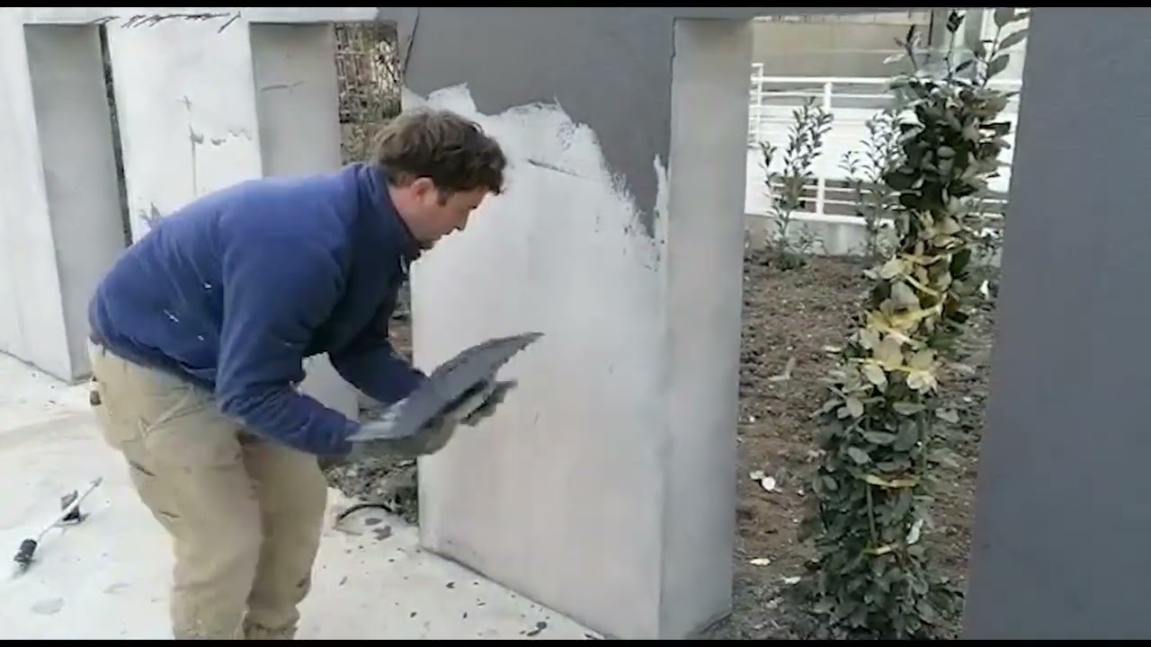 Muro con panelli in fibrocemento...