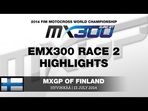 EMX300 of Finland 2014 Race 2 Highlights - Motocross