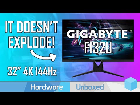 External Review Video hiHU_Bvhjaw for Gigabyte AORUS FI32U 32" 4K Gaming Monitor (2021)