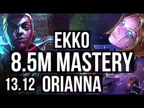 EKKO vs ORI (MID) | 8.5M mastery, 2300+ games, 5/1/2 | EUW Grandmaster | 13.12