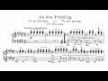 Edvard Grieg: An den Frühling (To The Spring) Op.43, No.6 (audio + sheet music) [Thurzó]