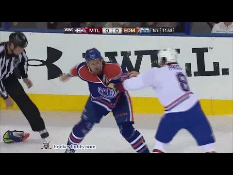 Brandon Prust vs Luke Gazdic Oct 10, 2013