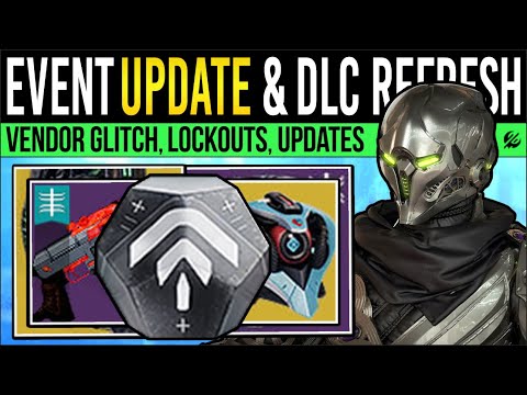 Destiny 2: EVENT DELAYED & VENDOR GLITCH! DLC Resets, Bananer Shader, Exclusive Loot, Bungie Updates