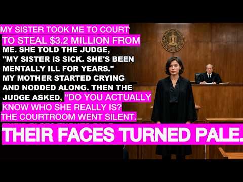 My sister called me mentally ill in court until the judge asked one question that ...