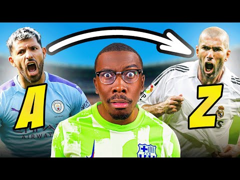 FOOTBALL A-Z QUIZ (GOD Level) 🧠