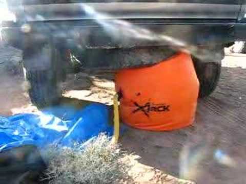 Bushranger exhaust jack in action