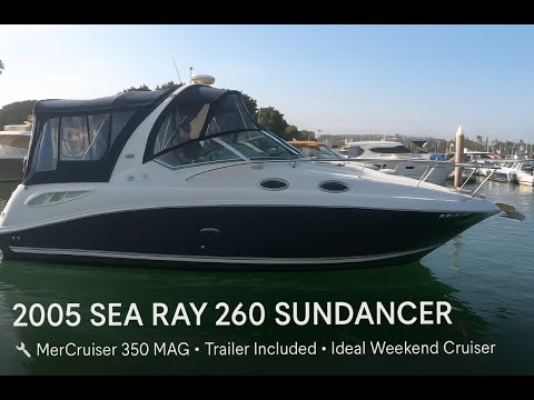 Sea Ray 260 Sundancer "Lah de dah" by South Mountain Yachts (949) 842-2344