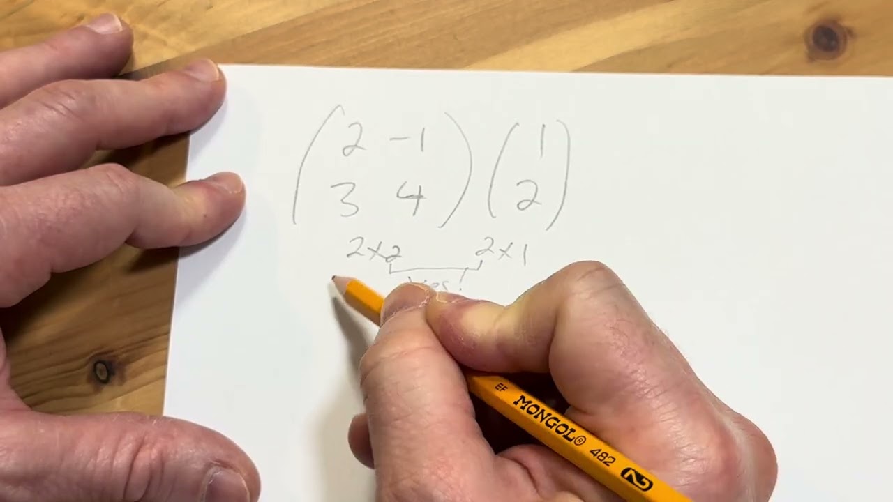 How to Multiply a 2 x 2 Matrix by a 2 x 1 Matrix