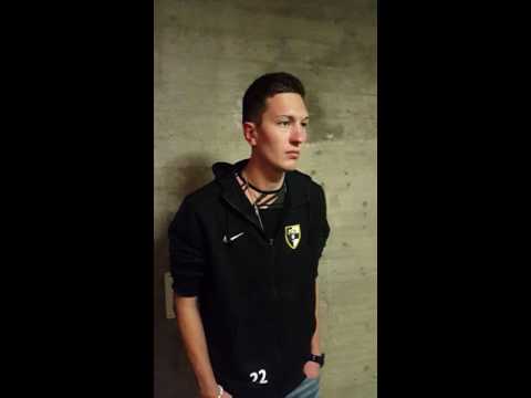 Joel Kummer nach dem 1:0 Sieg in Zollbrück