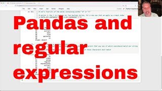 Finding text patterns in Pandas with regular expressions