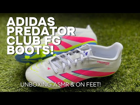 Adidas Predator 2025 Club FG Boots Review - On Feet & Unboxing AMSR!