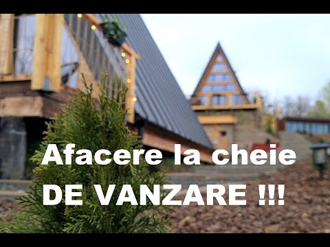 Afacere la cheie de vanzare  - Complex cabane tip a frame -  Salciua Noua
