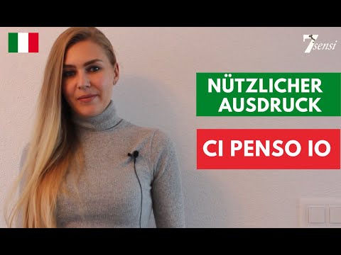 Nützlicher Ausdruck Italienisch | Ci penso io!