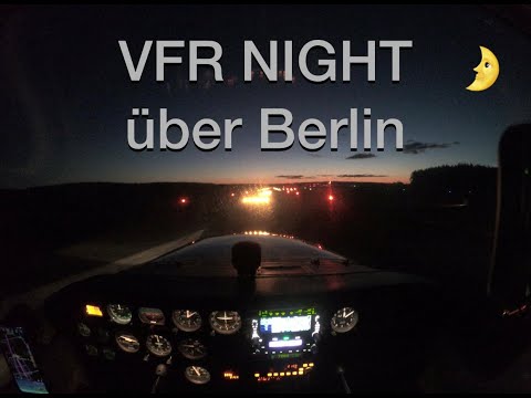 VFR - Nachtflug über Berlin