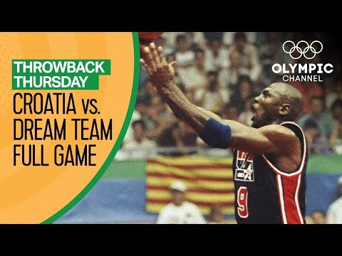 Croatia vs. USA ft Michael Jordan & The Dream Team - Basketball Replays | Throwback Thursday