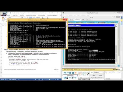 5.1.2.8 Lab - Viewing Network Device MAC Addresses