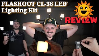 FLASHOOT CL-36 LED Lighting Kit with Tripod & Suction Mount REVIEW