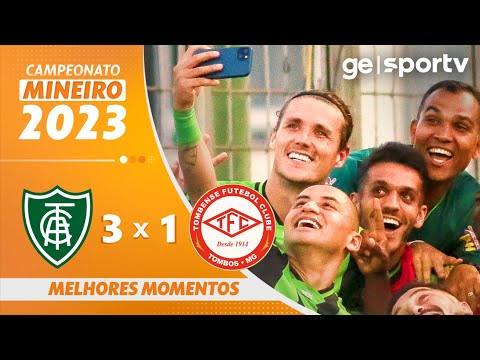 Gols e lances de América-MG x Tombense