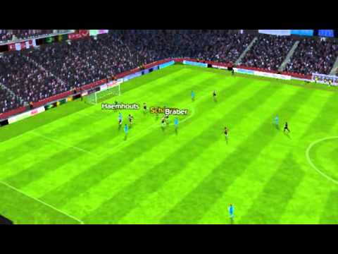 PSV - Willem II - Doelpunt Haemhouts 65 minuten