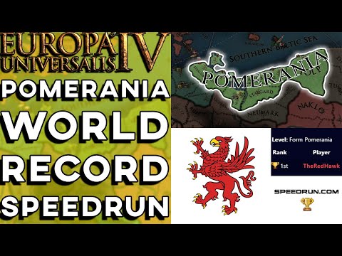 EU4 How To Form Pomerania In 1 Year - EU4 World Record Speedrun